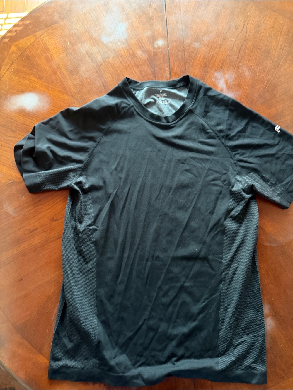 Fabletics Black Short-Sleeve Performance Tee